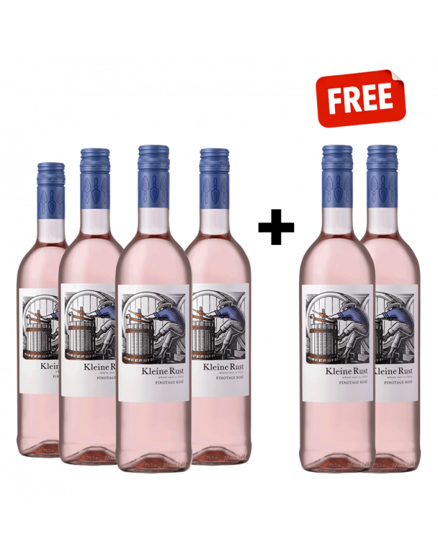 Kleine Rust Pinotage Rosé 2025 Buy 4 and get 2 Free