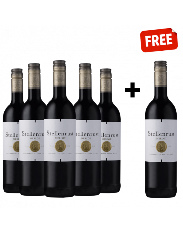 Stellenrust Merlot 2023 Buy 5 get 1 Free