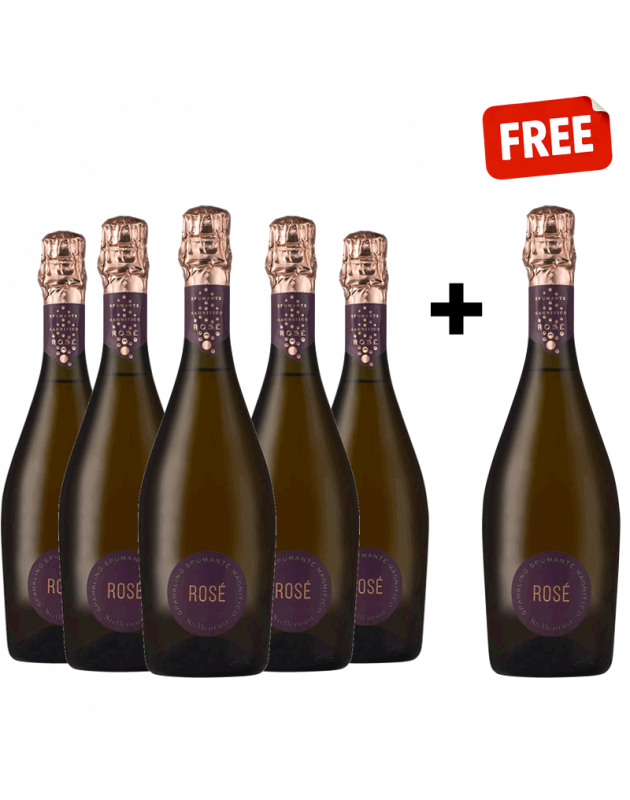 Stellenrust Rose Spumante Magnifico Brut NV Buy 5 get 1 Free