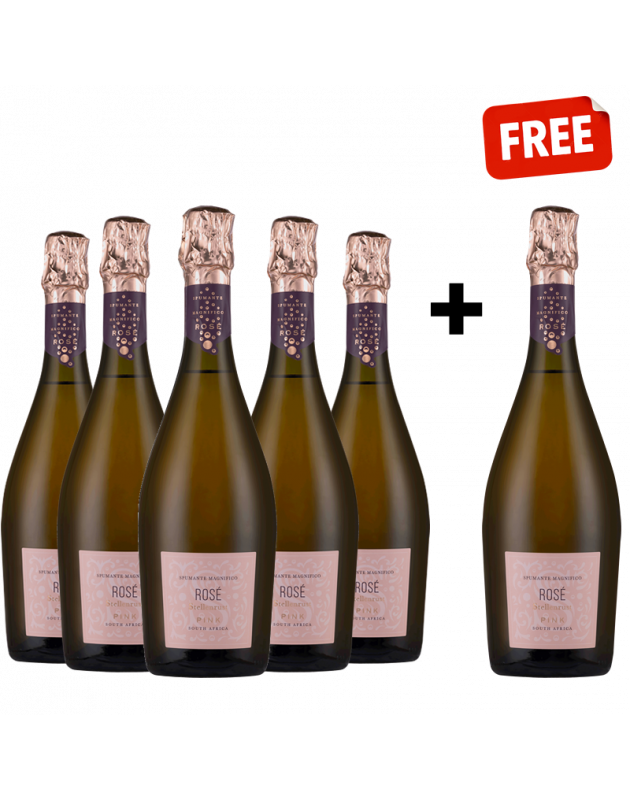 Stellenrust Rose Spumante Magnifico Brut NV Buy 5 get 1 Free